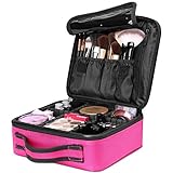 mac make up set box Einfach zu transportieren: Große Fähigkeit, alle Toilettenartikel, persönliche Gegenstände während einer Reise oder einer Geschäftsreise zu halten, perfekt für Reisen, aber auch für den Heimgebrauch.