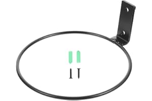 Alipis Mural Pot De Fleur Projection De Basket-ball Anneau De Jardinière Murale En Pot Porte-ballon De Sport Supports Détagères Le Fer Tenture Bague De Montage