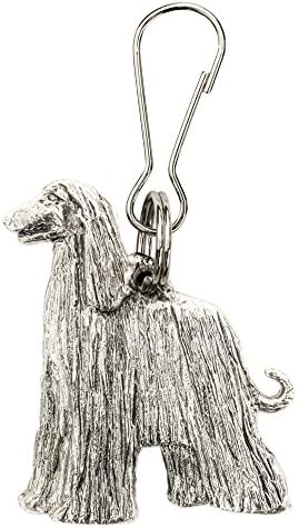 Afghan Hound Made in U.K Artistic Style Dog Zip Pull Collection