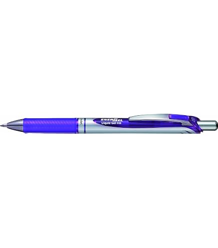 Pentel Energel XM – Penna Roller Retrattile 0.7mm, Confezione 5 Colori Assortiti, Inchiostro Ad Asciugatura Rapida - 4