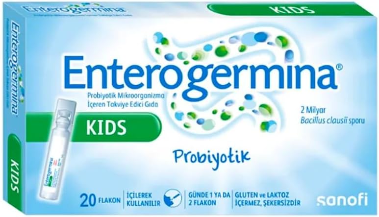 Enterogermina Kids 20 Flakon 2 Milyar Bacillus Clausii Sporu İçeren Probiyotik