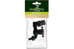 BOSMERE Tildenet 15295888 Water Butt Taps, Black