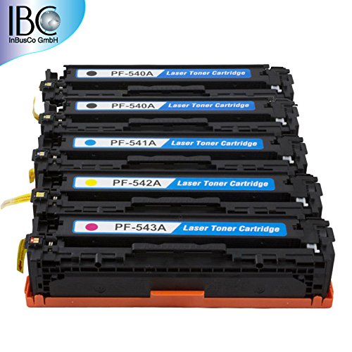 5 toner para HP Color CB540 A CB541 A CB543 A CB542 A LaserJet CM: cm 1312 CB MFP/CM 1312 CI MFP/CM 1312 EB MFP cm 1312 MFP/CM 1312 NFI MFP/CM 1312 WB MFP cm 1312 WI MFP/CM 1512 A/cm 1512 H/cm 1512 NFI/cm 1512 W CP 1210/CP 1213, CP 1214, CP 1214 N, CP 1215, CP 1216, CP 1217, CP 1510 Series/CP 1513/CP 1513 N CP1514 N/CP 1515 N/CP 1516 N, CP 1517 N, CP 1518 NI/CP 1519 N/CP 1519 ni