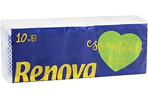 Renova Mouchoirs Étuis Essential, 3 plis, 10 paquets