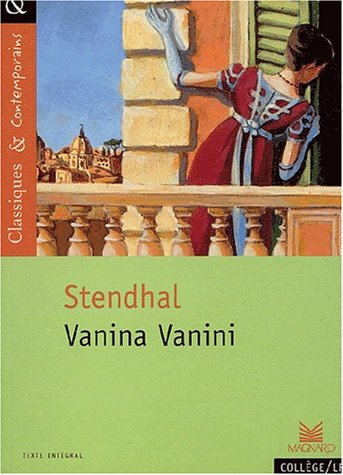 Couverture du livre de Vanina Vanini