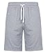 Produktbild BANQERT Herren Jogger Shorts "Sunny Strokes" | Kurze Hose | "active-brushed" Baumwollmischung | Sporthose Trainingshose, Hellgrau, S