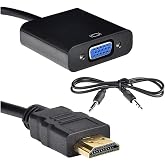 4488 Hdmi To Vga Audio Assisted Monitor Converter Cable Inverter Adapter