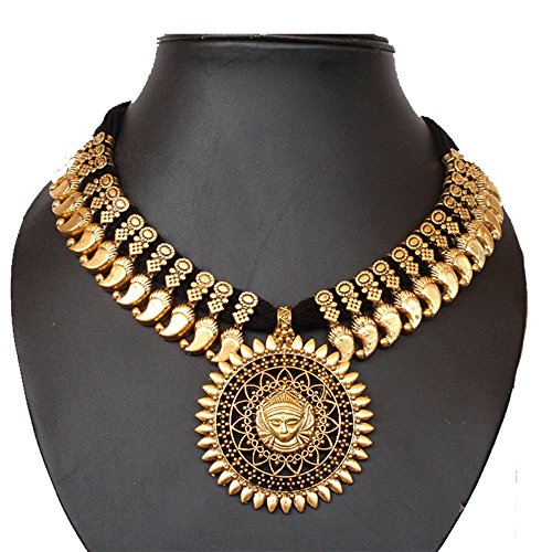 Handmade Oxidised German Silver Gold 