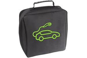 DRAGON SLAY Grande custodia per bagagliaio, per cavi di ricarica per auto elettriche EV o cavi di salto, tessuto Oxford 600D resistente all'acqua, supporto con gancio e anello, 30 x 30 cm