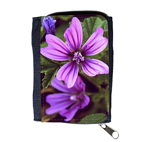 Preisvergleich Produktbild Portemonnaie Geldbörse Brieftasche / / F00024615 Red-Stemmed Reiherschnabel Blume / / Purse Wallet