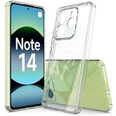 Ehr. Xiaomi Redmi Note 14 5G Uyumlu Kamera Korumalı Darbe &Ouml;nleyici Arka Kapak, 2mm Kalınlaştırılmış Şeffaf Silikon Kılıf