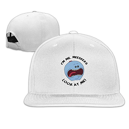 saxon13 Unisex Hip Hop baseball-caps respaldo de malla Rick Look At Me Cap Sombreros Rosa