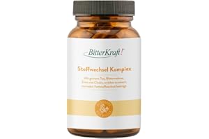 BitterKraft! Stoffwechsel Komplex (90 Kapseln) Energiestoffwechsel & Fettverbrennung – Mit Cholin, Bitterstoffen & Vitaminen – Nach Hildegard von Bingen – Made in Germany