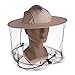 Produktbild HMHUI Professionelle Bienenzucht Hut Imker Cowboyhut Anti Mosquito Bee Insekt Schleier Net Hut Volle Gesicht Hals Wrap Beschützer One Size