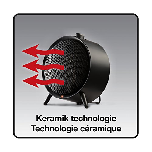 Honeywell Runder Keramikheizer, 1 Stück, schwarz, HCE200BE4 - 6