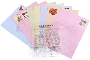 HZTYYIER 16 plantillas de quilling, 8 piezas dibujo manual para lanzamiento bricolaje, herramienta papel artesanal para decoración creativa for hogar y manualidades