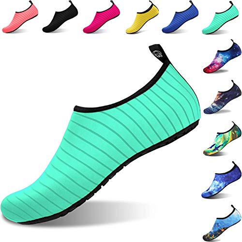 Aqua Shoes Escarpines Hombres Mujer Niños Zapatos de Agua Zapatillas Ligeros de Secado Rápido para Swim Beach Surf Yoga