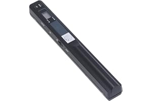 DENASH Escáner Portátil, Escáner de Imágenes Portátil de 900 PPP con Bolsa de Almacenamiento, Escáner Fotográfico con Varita de Escaneo para Documentos A4, Imágenes, Páginas y Textos