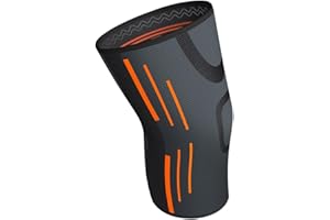 KGONE Knee Support for Men and Women, Anti Slip Knee Brace Breathable Compression Knee Sleeve for Arthritis, Joint Pain Relief, Running, Sports (Single Wrap)