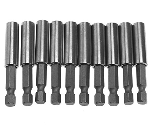 10x Magnetbithalter 1/4" Halter Power Aufnahme Bitaufnahme Bits Bithalter Magnet