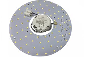 VET ITALY Vetrineinrete® Circolina led 2835 modulo neon circolare 22 watt 265 volt ricambio neon per plafoniere luce calda fredda naturale (Luce calda 3000k) F13