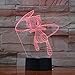Produktbild 3D illusion night light, Pokémon 7 color night light LED 3D table lamp bedroom sleep light art decoration
