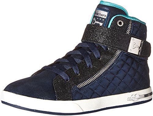 Skechers Kids Twinkle Toes Shuffles High Top Lighted Sneaker Little Kid Big...