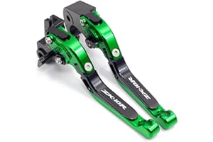 YOUMOTECH Motorcycle Brake Clutch Levers for Kawasaki ZX10R ZX-10R ZX 10R 2006-2015 Folding Extendable Brake Clutch Levers 2014 2013 2012 2011 2010 2009 2008 (E)
