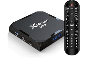 Sofobod X96 MAX+ Ultra TV Box Upgraded Android 11.0 TV Box with 4GB RAM 32GB ROM 2.4/5.0G Dual WiFi, H.265, VP9 Decoding HD 4K BT Set Top Box:X96 MAX+ 432