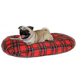 Cosipet – Cojín para Cesta de Cuadros Escoceses