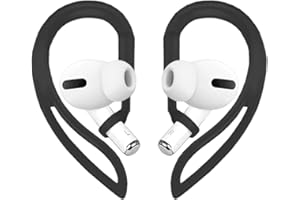 Ear Hooks Compatible with AirPods 3rd Generation [Multi-Dimensional Adjustable] YINVA Accessories Compatible with AirPods Pro AirPods 3 2 1 Gen(Black)