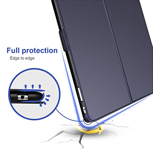 Huawei MediaPad M3 Lite 10.1 hülle, IVSO hochwertiges PU Leder Etui hülle Tasche Case – mit Standfunktion, super 360° Anti-Wrestling, ist für Huawei MediaPad M3 Lite 10.1 Tablet-PC perfekt geeignet (Blau) - 5