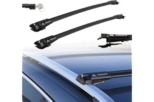 AGURI Relingträger mit niedrigem Profil Schwarz