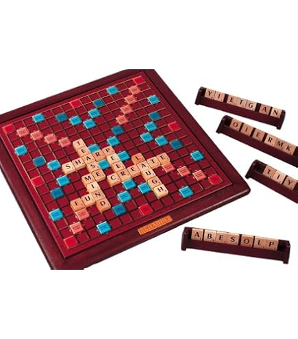 Scrabble Classique édition Irlandaise - Reproduction Design Années 1950, Carreaux En Bois, Pour 2 à 4 Joueurs, à Partir De 10 Ans - 5