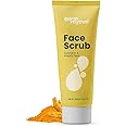 Earth Rhythm Face Scrub with Turmeric & Prickly Pear | Detoxify, Removes Grime, Unclogs Pores, Brighten Skin - 100gm