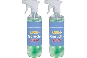 ‎MAXIMEX Maximex Urin-Geruch-Stopp Mensch, 500ml, 2er Set, hochwirksamer Geruchsentferner gegen Urin, neutralisiert Uringerüche, biologisch abbaubar, für Möbel, Matratzen, Kleidung etc., angenehmer Duft