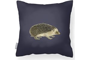 Izabela Peters Outdoor Cushions Waterproof, 43 cm, Filled Outdoor Cushion, Hedgehog - Graphite, Garden Furniture Cushions, Outdoor Seat Cushions, Garden Chair Cushions