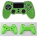 Produktbild Sansee Zubehör Hochwertige Weiche Silikon Kasten Abdeckung Hüllen für Playstation PS4 Controller (Grün)