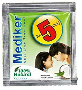 Mediker Natural Anti-Lice Treatment Shampoo, 5ml (Pack of 18)