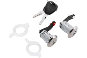 TERISASS Cilindro de cerradura izquierda derecha cilindro de cerradura de puerta con 2 llaves 7701470944 adecuado para Reemplazo para Master 1998-2016 cerradura master, cilindro de cerradura