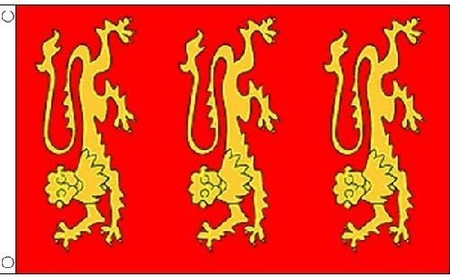King Richard 1St Flag 5Ft X 3Ft Lionheart Royal Standard Banner With 2 Eyelets Richard 1st