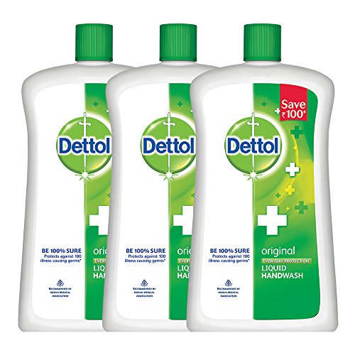 Dettol Germ Protection Handwash Jar - 900 ml (Original, Pack of 3)