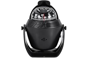 Vgeby Kugelkompass, Kompass Boot Hoher Präzisions Led Kugelkompass Navigations Bootskompass Schiffskompass Für Marine Boots Auto Kompass Boot