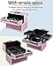Beyondfashion Black Beauty Box Beauty Jewellery Storage Bag Nail Saloon Case (Pink)