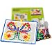 Fajiabao Birthday Gifts for Kids 350 Piece Mushrooms Nails Flashboard Blocks Puzzle Changeable Toy Set with Basket for Early Educational Learning