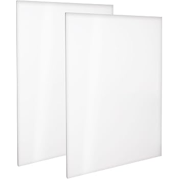 Toile vierge Kurtzy (lot de 2) – 90 x 120 cm – Panneaux de toile pré-étirés Extra