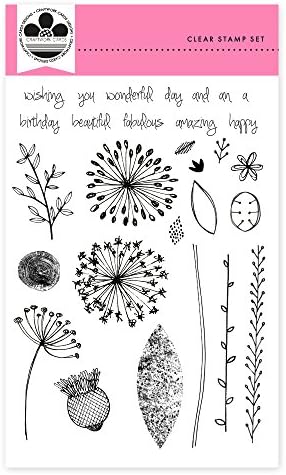 Craftwork Cards Limited Craftwork Cards A6 Clear Stamp Set - Wildflower, Transparent
