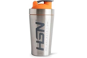 HSN Shaker We Are Nutrition! Acero Inoxidable | 500ml | Vaso Mezclador con Óptimo Sistema de Mezclado en la Tapa, Cierre Anti-Fugas | Sin Olores | Fácil Limpieza