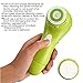 ACEVIVI Wateproof 2-in-1 Electric Facial Brush Cleansing System Massager Face Cleanser Brush with Stand Green, Vibration Type Cleansing Instrument