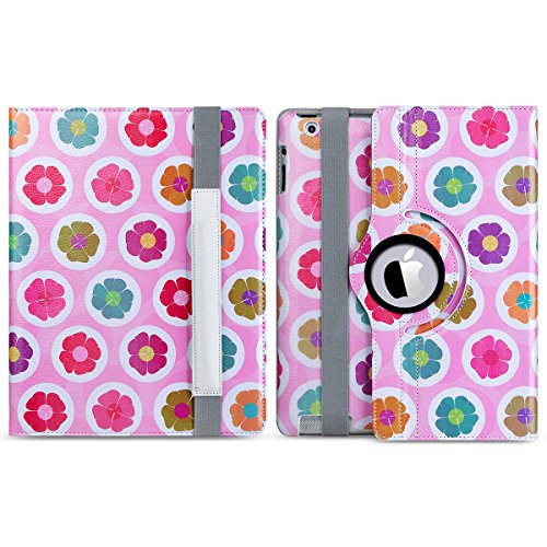 iPad 2 3 4 Hülle, ULAK iPad 2 Hülle 360 Grad Rotierend Stand Smart Cover Case Schutzhülle Tasche Etui mit Auto Schlaf / Wach Funktion für Apple iPad 2 3 4 (Liebesbaum) - 7